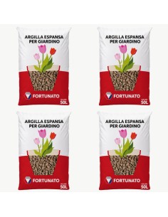 Argilla Espansa Leggera Per Piante 50 L 8-20 mm Pezzi 4