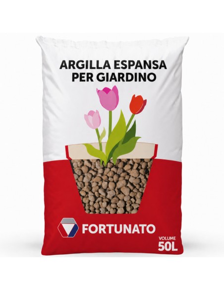 Argilla Espansa Leggera Per Piante 50 L 8-20 mm 