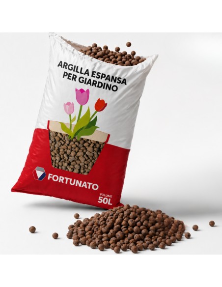 Argilla Espansa Leggera Per Piante 50 L 8-20 mm 