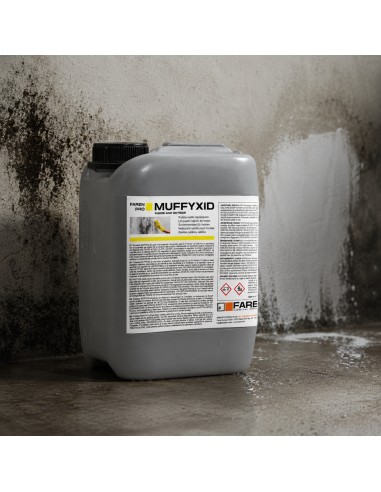 Faren MUFFYXID 5 Litri Pulitore Antimuffa Ad Azione Rapida Igienizzante 2 Pezzi