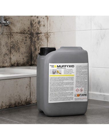 Faren MUFFYXID 5 Litri Pulitore Antimuffa Ad Azione Rapida Igienizzante 2 Pezzi