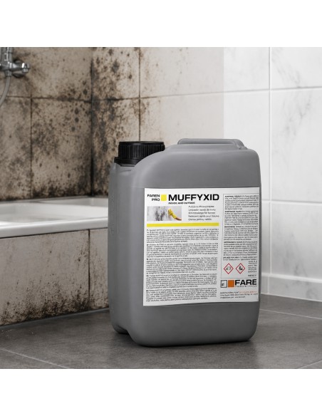 Faren MUFFYXID 5 Litri Pulitore Antimuffa Ad Azione Rapida Igienizzante 2 Pezzi