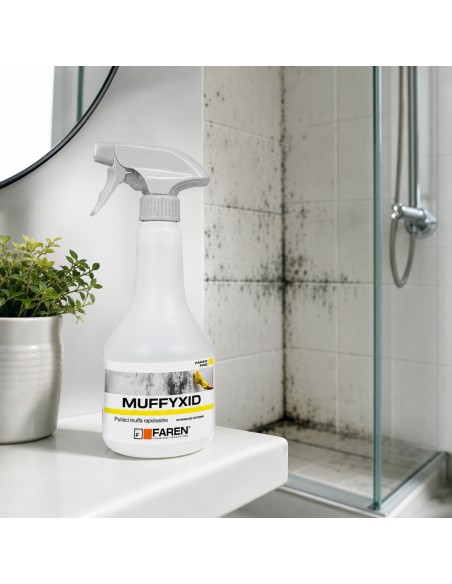 Faren MUFFYXID 500 ml Pulitore Antimuffa Ad Azione Rapida Igienizzante 2 Pezzi