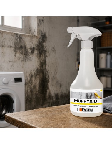 Faren MUFFYXID 500 ml Pulitore Antimuffa Ad Azione Rapida Igienizzante 2 Pezzi