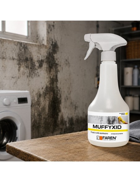 Faren MUFFYXID 500 ml Pulitore Antimuffa Ad Azione Rapida Igienizzante 2 Pezzi