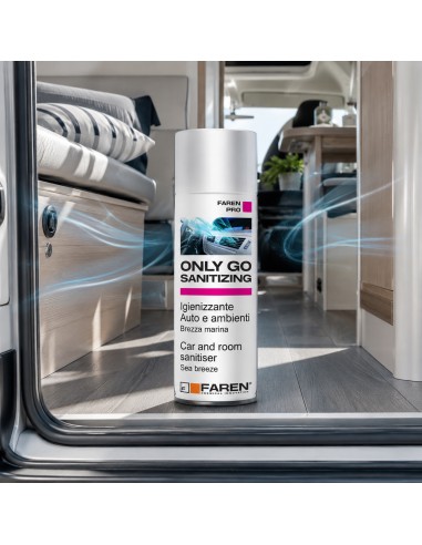 Faren ONLY GO SANITIZING Spray Igienizzante Per Auto E Ambienti 200 ml 2 Pezzi