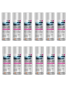 Faren ONLY GO SANITIZING Spray Igienizzante Per Auto E Ambienti 200 ml 12 Pezzi