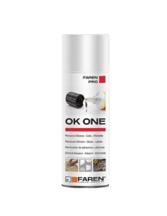 Faren OK ONE S Rimuovi Etichette E Sciogli Silicone Colla Mastice Resina 200 ml