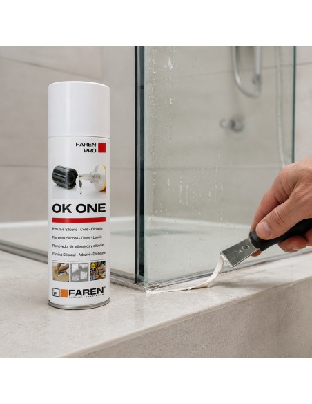 Faren OK ONE S Rimuovi Etichette E Sciogli Silicone Colla Mastice Resina 200 ml