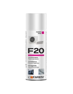 Faren F20 Igienizzante Spray Profumato Per Climatizzatori Di Casa E Auto 400 ml