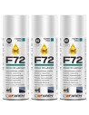 Faren F72 Olio Silicone Spray 400ml Lubrificante Idrorepellente Metalli 3 Pezzi