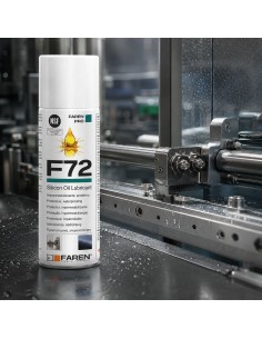 Faren F72 Olio Silicone Spray 400ml Lubrificante Idrorepellente Metalli 3 Pezzi 2