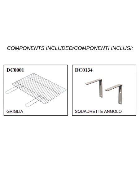 SAROM Barbecue Porto New Legna Carbonella 160 x 51,5 x 96,8 cm Griglia E Ampio Tavolo Laterale
