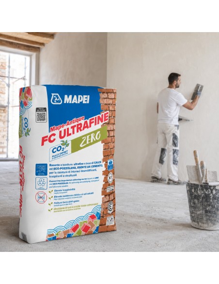 Mapei MAPE-ANTIQUE FC ULTRAFINE Malta Da Rasatura Traspirante Ultrafine 20 Kg