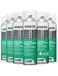 Windor Spray Lucida E Ravviva Infissi E Serramenti 500 ml 6 Pezzi