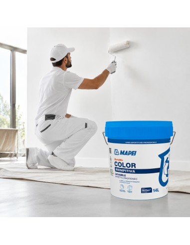 Dursilite Color Idropittura Murale Riempitiva Lavabile Per Interni Fustino 14 L
