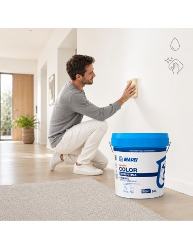 Dursilite Color Idropittura Murale Riempitiva Lavabile Per Interni Fustino 14 L