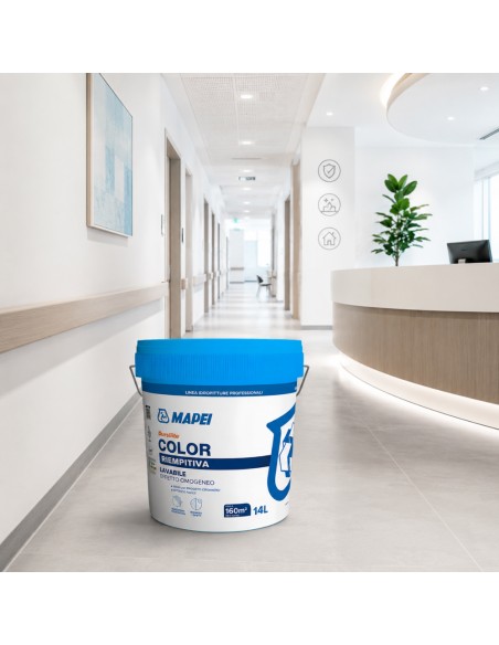 Dursilite Color Idropittura Murale Riempitiva Lavabile Per Interni Fustino 14 L