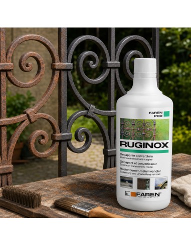 Faren RUGINOX Spray Convertitore Di Ruggine Decapante Rimuove Ossidazioni 750 ml