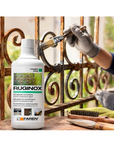 Faren RUGINOX Spray Convertitore Di Ruggine Decapante Rimuove Ossidazioni 750 ml