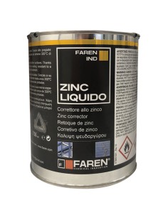 Faren ZINC Zincante A Freddo Puro 98% Brillante Resistente Alte Temperature 750ml