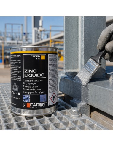 Faren ZINC Zincante A Freddo Puro 98% Brillante Resistente Alte Temperature 750ml