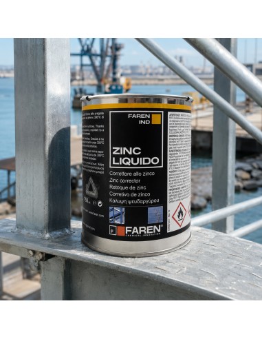 Faren ZINC Zincante A Freddo Puro 98% Brillante Resistente Alte Temperature 750ml