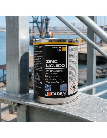 Faren ZINC Zincante A Freddo Puro 98% Brillante Resistente Alte Temperature 750ml