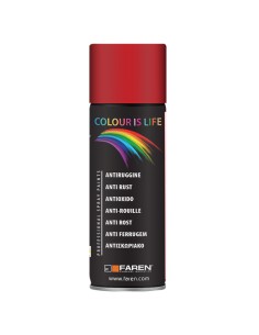 Faren Vernice Spray Acrilica Antiruggine Grigio Opaco 400 ml Fondo Protettivo