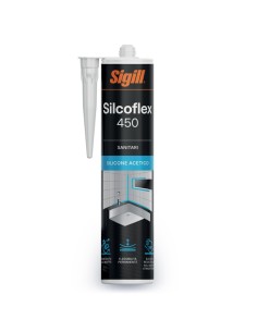  SIGILL Silcoflex 450 Sigillante Monocomponente Resistente Alle Muffe 280 ml