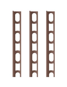 Profili In Alluminio Verniciato Colore Fango 136 a L per Finitura Parete Proangle 