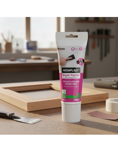 AGUAPLAST SUPER RAPIDO Stucco Bianco Pronto All’Uso 200 ml