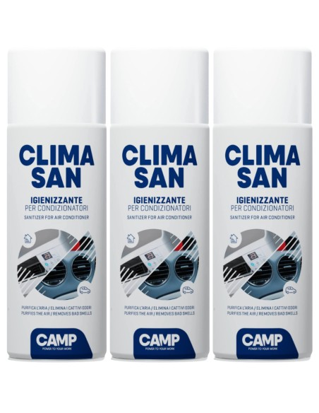 CAMP Climasan Igienizzante Purificatore Aria Per Climatizzatori 400 ml 3 Pezzi