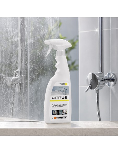 FAREN Anticalcare CITRUS Pulitore Rubinetterie Da 750 ml 3 Pezzi