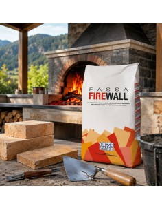 Fassa FIREWALL Malta Refrattaria Cementizia Rapida Per Alte Temperature 5 Kg 2