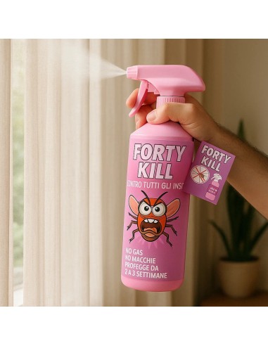 Insetticida Zanzare Giardino Repellente Fortykill Protezione Acari 6 Pezzi