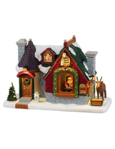 Chiosco delle Merende di Babbo Natale Set per Villaggio Lemax