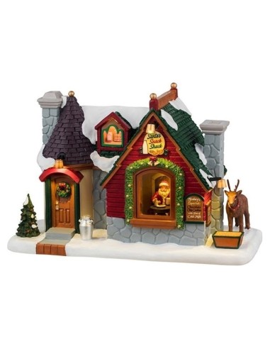 Chiosco delle Merende di Babbo Natale Set per Villaggio Lemax