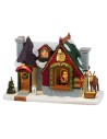 Chiosco delle Merende di Babbo Natale Set per Villaggio Lemax