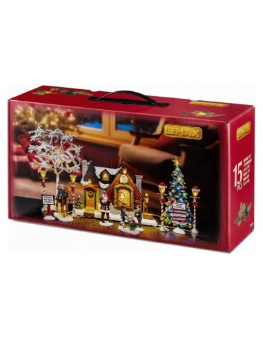 Chiosco delle Merende di Babbo Natale Set per Villaggio Lemax