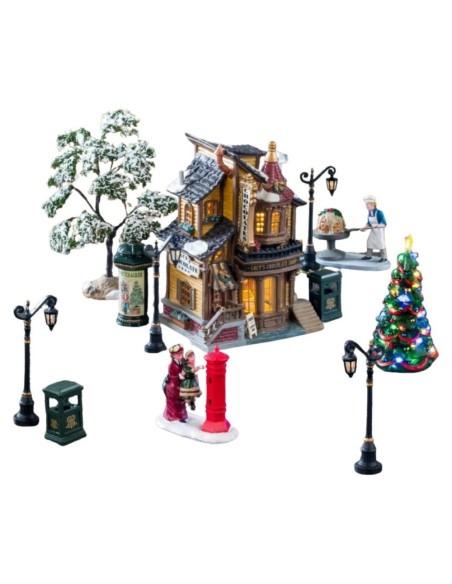 Cioccolateria per Villaggio di Natale Set Lucy's Chocolate Shop Lemax