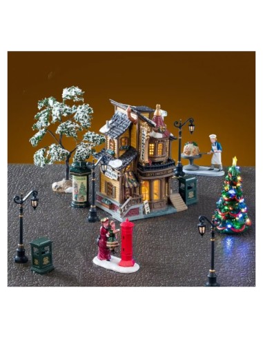 Cioccolateria per Villaggio di Natale Set Lucy's Chocolate Shop Lemax