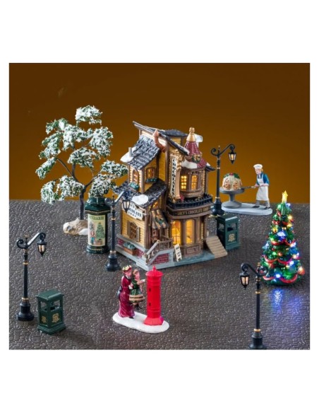 Cioccolateria per Villaggio di Natale Set Lucy's Chocolate Shop Lemax