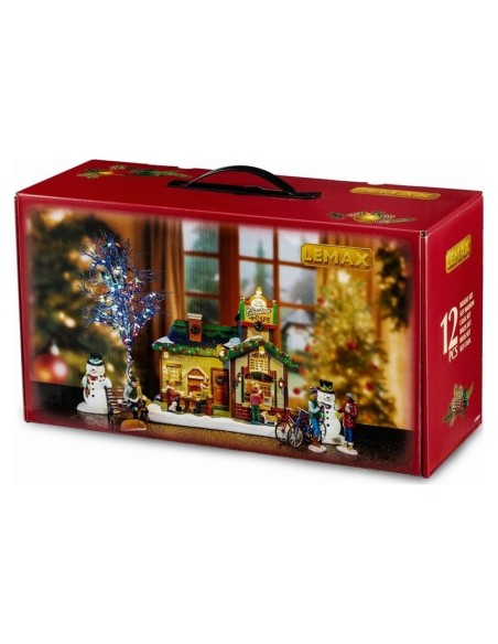 Villaggio di Natale Lemax Set Il Caffè di Natale Caddington Village