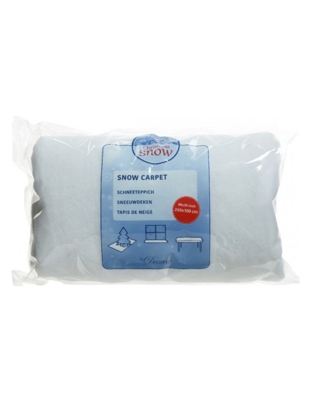Tappeto di Neve Sintetica per Presepe 250 x 100 cm Kaemingk