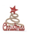 Albero di Natale in Legno da Appoggio Christmas 21x24 cm Mercury