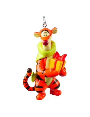 Addobbo Natalizio Disney Tigro con Regali 3D 9 cm Kurt S. Adler