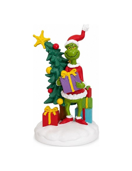 Statuina Grinch con Albero e Pacchi Regalo 15 cm Kurt S. Adler