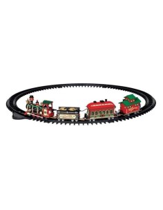 Trenino di Natale Yuletide Express con Binari Set 16 Pezzi Lemax