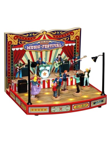 Festival Musicale Big Top con Band, Luci e Movimento Lemax
